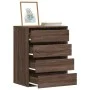 Cajonera de esquina madera ingeniería marrón roble 60x41x76 cm de , Cajoneras - Ref: Foro24-852876, Precio: 112,60 €, Descuen...