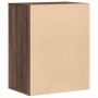 Cajonera de esquina madera ingeniería marrón roble 60x41x76 cm de , Cajoneras - Ref: Foro24-852876, Precio: 115,35 €