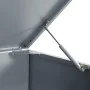 Mülltonnenunterstand aus grauem Stahl, 276x79x117 cm. von , Halterungen für Abfallbehälter - Ref: Foro24-3279989, Preis: 816,...