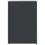 Anthracite steel garbage container shed 69x79x117 cm by , Waste container supports - Ref: Foro24-4008426, Price: 229,78 €, Di...