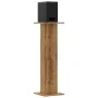Speaker stands 2 units oak wood artisan 30x30x95 cm by , Speaker stands - Ref: Foro24-852680, Price: 79,10 €, Discount: %