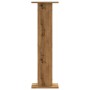 Lautsprecherständer 2 Stück Eichenholz Handwerkskunst 30x30x95 cm von , Lautsprecherständer - Ref: Foro24-852680, Preis: 80,1...