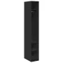 Armario de madera de ingeniería negro 30x50x200 cm de , Armarios roperos - Ref: Foro24-3307685, Precio: 119,33 €, Descuento: %