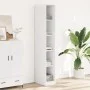 Weißer Holzschrank aus Ingenieurholz 30x50x200 cm von , Kleiderschränke - Ref: Foro24-3307702, Preis: 178,12 €, Rabatt: %