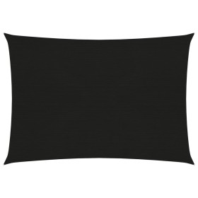 Toldo de vela HDPE negro 160 g/m² 3x4,5 m de vidaXL, Sombrillas - Ref: Foro24-311733, Precio: 42,35 €, Descuento: %