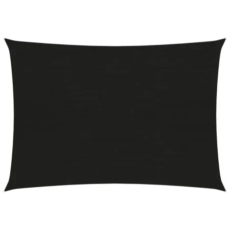 Black HDPE sail shade 160 g/m² 3x4.5 m by vidaXL, Umbrellas - Ref: Foro24-311733, Price: 42,79 €, Discount: %