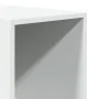 Armario de madera de ingeniería blanco 30x50x200 cm de , Armarios roperos - Ref: Foro24-3307702, Precio: 178,12 €, Descuento: %
