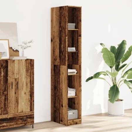 Ingenieurholzschrank, verwittertes Holz, 30x50x200 cm. von , Kleiderschränke - Ref: Foro24-3307709, Preis: 96,46 €, Rabatt: %