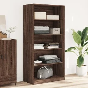 Schrank aus Sperrholz in Eichenbraun, 100x50x200 cm. von , Kleiderschränke - Ref: Foro24-3307735, Preis: 193,39 €, Rabatt: %