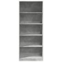 Ingenieurholzschrank in Betongrau 80x50x200 cm von , Kleiderschränke - Ref: Foro24-3307723, Preis: 153,39 €, Rabatt: %
