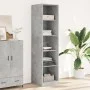 Armario de madera contrachapada gris hormigón 50x50x200 cm de , Armarios roperos - Ref: Foro24-3307714, Precio: 132,39 €, Des...