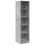 Armario de madera contrachapada gris hormigón 50x50x200 cm de , Armarios roperos - Ref: Foro24-3307714, Precio: 132,39 €, Des...