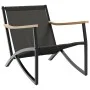Garden furniture set with cushions, 4 pieces, black steel by , Garden sets - Ref: Foro24-4009305, Price: 459,87 €, Discount: %