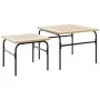 Garden furniture set with cushions, 4 pieces, black steel by , Garden sets - Ref: Foro24-4009305, Price: 459,87 €, Discount: %