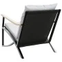 Garden furniture set with cushions, 4 pieces, black steel by , Garden sets - Ref: Foro24-4009305, Price: 459,87 €, Discount: %