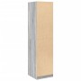 Graue Sonoma-Ingenieurholzschrank 50x50x200 cm von , Kleiderschränke - Ref: Foro24-3307716, Preis: 142,40 €, Rabatt: %