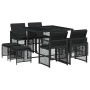 9-piece garden dining set with black synthetic rattan cushions by , Garden sets - Ref: Foro24-3210775, Price: 345,31 €, Disco...