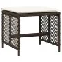 Set comedor para jardín 9 pzas y cojines ratán sintético marrón de , Conjuntos de jardín - Ref: Foro24-3210777, Precio: 399,0...