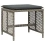 Garden dining set 9 pieces and gray synthetic rattan cushions by , Garden sets - Ref: Foro24-3210782, Price: 422,25 €, Discou...