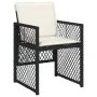Garden dining set with 15-piece black synthetic rattan cushions. by , Garden sets - Ref: Foro24-3210819, Price: 941,65 €, Dis...