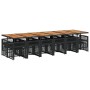 Set de muebles jardín 17 pzas con cojines ratán sintético negro de , Conjuntos de jardín - Ref: Foro24-3210831, Precio: 1,00 €