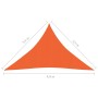 Orange HDPE sail shade 160 g/m² 3.5x3.5x4.9 m by vidaXL, Umbrellas - Ref: Foro24-311697, Price: 32,65 €, Discount: %