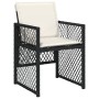 Garden dining set with 15-piece black synthetic rattan cushions. by , Garden sets - Ref: Foro24-3210810, Price: 779,16 €, Dis...