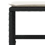 Garden dining set with 15-piece black synthetic rattan cushions. by , Garden sets - Ref: Foro24-3210810, Price: 779,16 €, Dis...