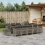 Garden dining set with 15-piece synthetic rattan gray cushions by , Garden sets - Ref: Foro24-3210812, Price: 888,41 €, Disco...