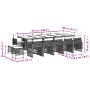 Garden dining set with 15-piece synthetic rattan gray cushions by , Garden sets - Ref: Foro24-3210812, Price: 789,66 €, Disco...
