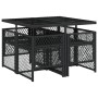 Set de muebles jardín 5 pzas con cojines ratán sintético negro de , Conjuntos de jardín - Ref: Foro24-3210714, Precio: 261,47...