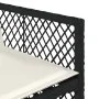 Gartenmöbel-Set, 5-teilig, mit schwarzen Polstern aus synthetischem Rattan von , Gartensets - Ref: Foro24-3210723, Preis: 323...