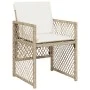 Garden dining set 11 pieces with beige synthetic rattan cushions by , Garden sets - Ref: Foro24-3210754, Price: 817,81 €, Dis...
