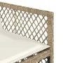 Garden dining set 11 pieces with beige synthetic rattan cushions by , Garden sets - Ref: Foro24-3210754, Price: 817,81 €, Dis...