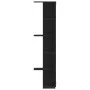 Black wood corner wall shelf 36.5x36.5x140 cm by , Shelves and shelves - Ref: Foro24-852628, Price: 47,02 €, Discount: %