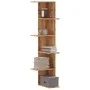 Corner wall shelf oak wood artisan 36.5x36.5x140 cm by , Shelves and shelves - Ref: Foro24-852635, Price: 59,11 €, Discount: %