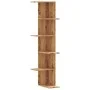 Corner wall shelf oak wood artisan 36.5x36.5x140 cm by , Shelves and shelves - Ref: Foro24-852635, Price: 59,11 €, Discount: %