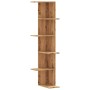 Eck-Wandregal aus Eichenholz im Handwerksstil 36,5x36,5x140 cm. von , Regale und Regale - Ref: Foro24-852635, Preis: 54,93 €,...