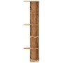 Eck-Wandregal aus Eichenholz im Handwerksstil 36,5x36,5x140 cm. von , Regale und Regale - Ref: Foro24-852635, Preis: 54,93 €,...