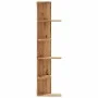 Corner wall shelf oak wood artisan 36.5x36.5x140 cm by , Shelves and shelves - Ref: Foro24-852635, Price: 59,11 €, Discount: %