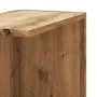Corner wall shelf oak wood artisan 36.5x36.5x140 cm by , Shelves and shelves - Ref: Foro24-852635, Price: 59,11 €, Discount: %