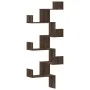 Corner wall shelf, brown oak wood, 45x45x147 cm by , Shelves and shelves - Ref: Foro24-852642, Price: 54,15 €, Discount: %
