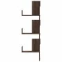 Corner wall shelf, brown oak wood, 45x45x147 cm by , Shelves and shelves - Ref: Foro24-852642, Price: 54,15 €, Discount: %