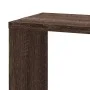 Estantería de pared de esquina madera marrón roble 45x45x147 cm de , Estantes y estanterías - Ref: Foro24-852642, Precio: 54,...