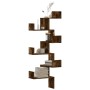 Eck-Wandregal aus geräucherter Eiche 45x45x147 cm von , Regale und Regale - Ref: Foro24-852640, Preis: 56,05 €, Rabatt: %