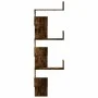 Eck-Wandregal aus geräucherter Eiche 45x45x147 cm von , Regale und Regale - Ref: Foro24-852640, Preis: 54,95 €, Rabatt: %