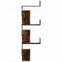 Eck-Wandregal aus geräucherter Eiche 45x45x147 cm von , Regale und Regale - Ref: Foro24-852640, Preis: 56,05 €, Rabatt: %
