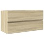 Waschbeckenunterschrank aus Eichen-Sonoma-Sperrholz, 90x38,5x45 cm. von , Badezimmermöbel - Ref: Foro24-849638, Preis: 50,53 ...