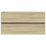 Plywood oak Sonoma 90x38.5x45 cm sink cabinet by , Bathroom furniture - Ref: Foro24-849638, Price: 49,94 €, Discount: %