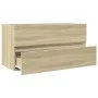 Plywood oak Sonoma 90x38.5x45 cm sink cabinet by , Bathroom furniture - Ref: Foro24-849638, Price: 49,94 €, Discount: %